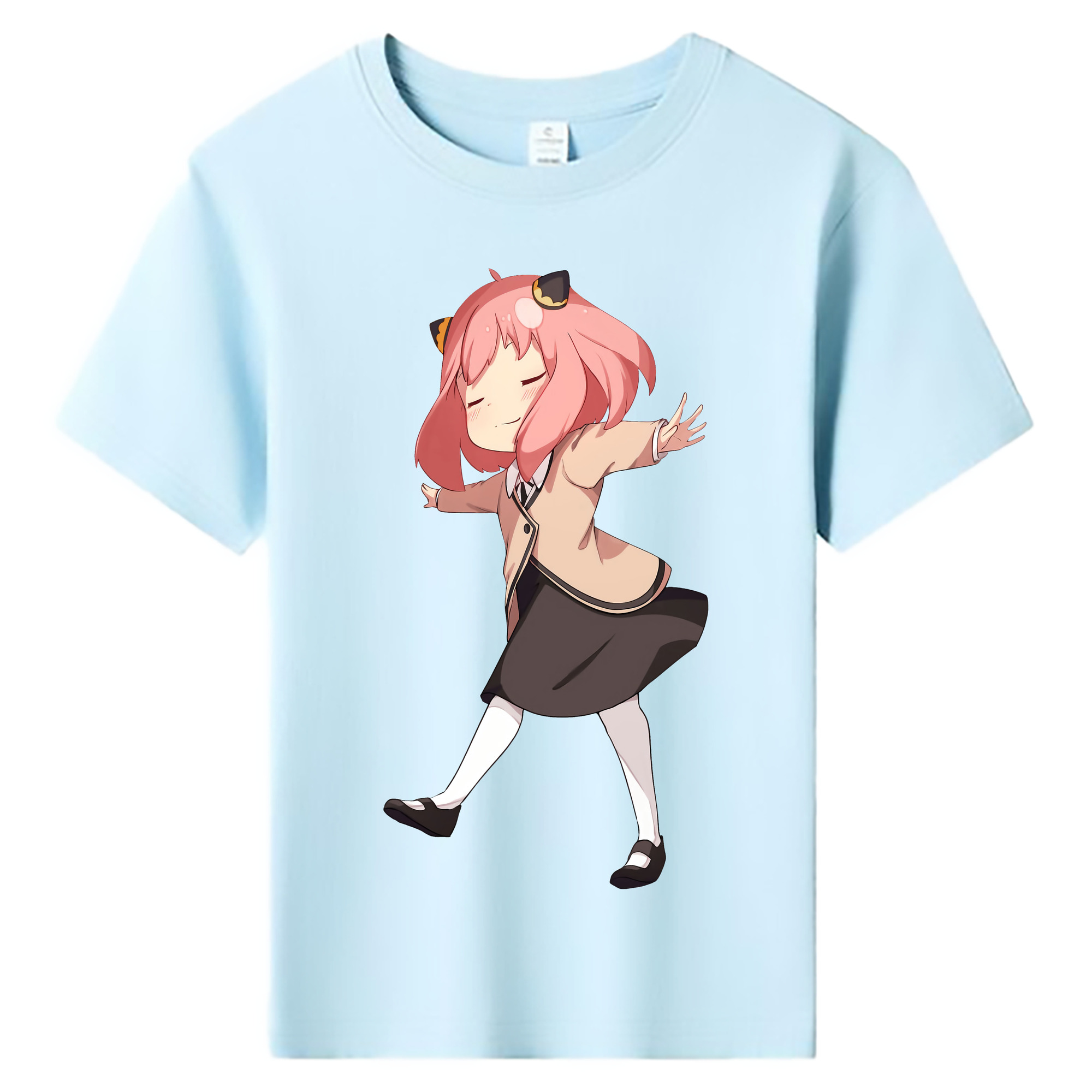 （画像用） SPY×FAMILY间谍家家酒 綿100％キッズTシャツ（フロントプリント）